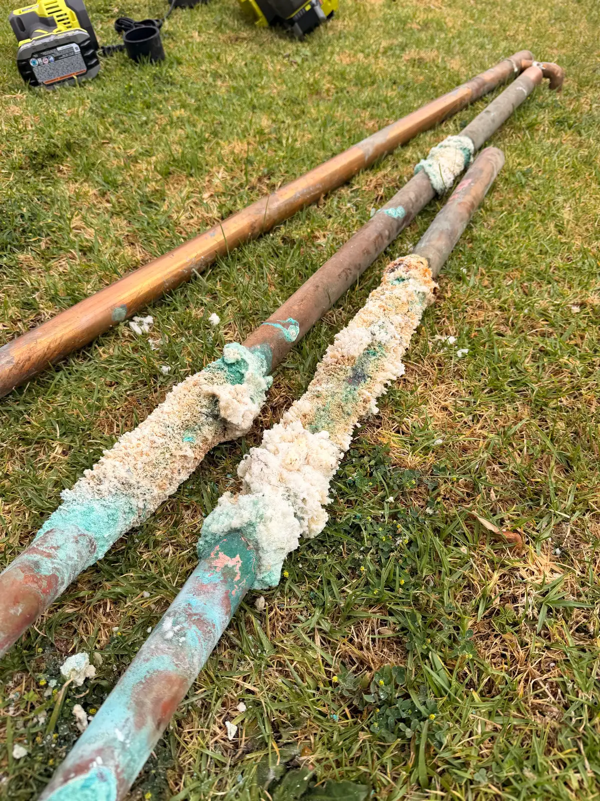 Mainline Plumbing whole-house repipe replacing corroded copper supply lines — serving Gardena, California